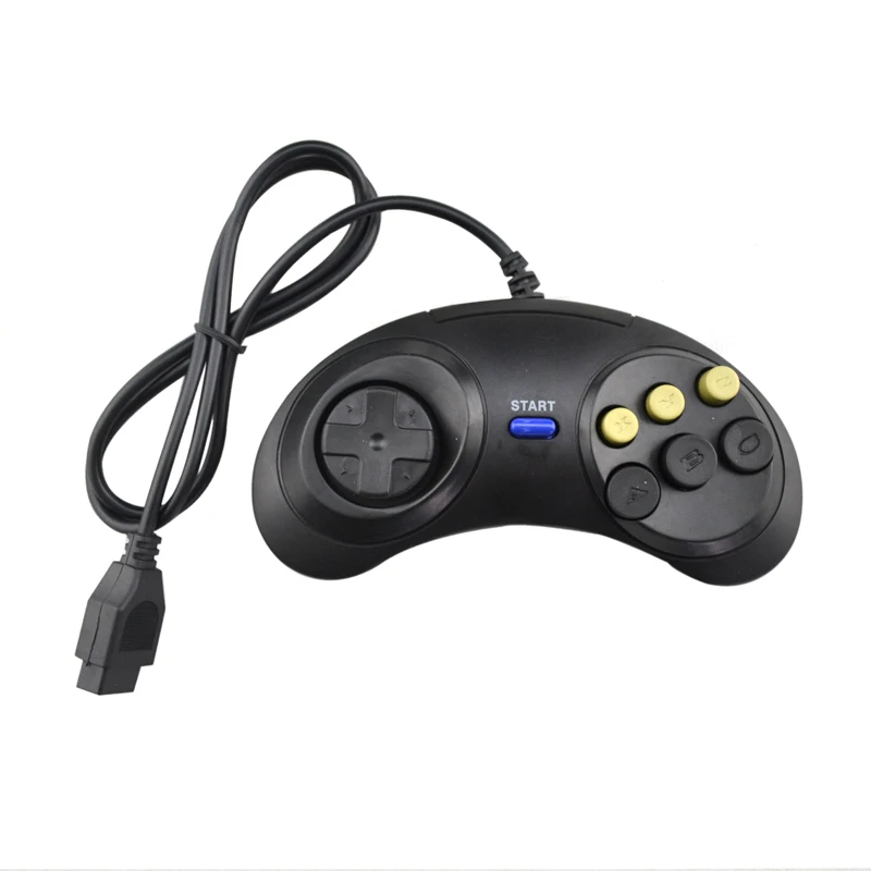 Game Controller for SEGA Genesis 6 Button Gamepad for SEGA Mega Drive
