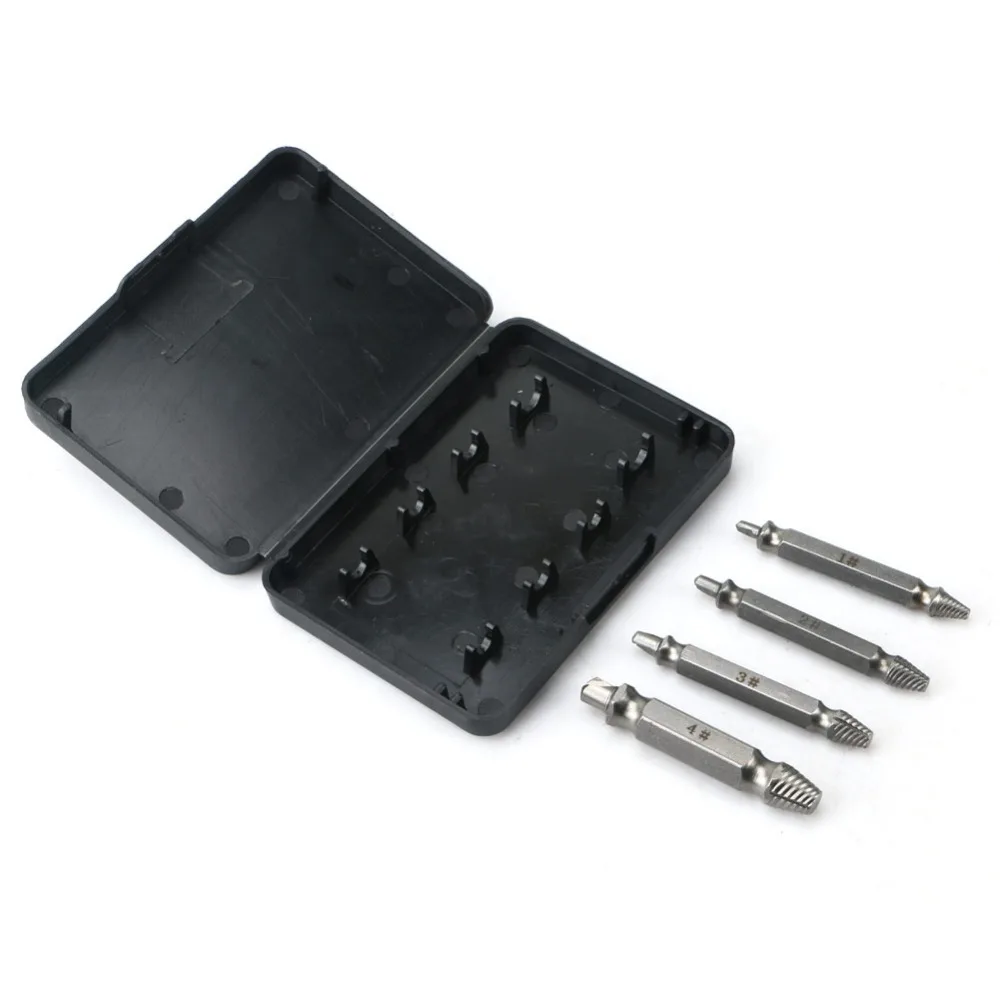 Плотничный двухсторонний экстрактор поврежденных винтов легкий набор для