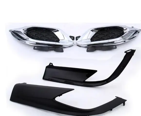 ABS хромированный Автомобильный задний бампер спойлер для автомобильных фар