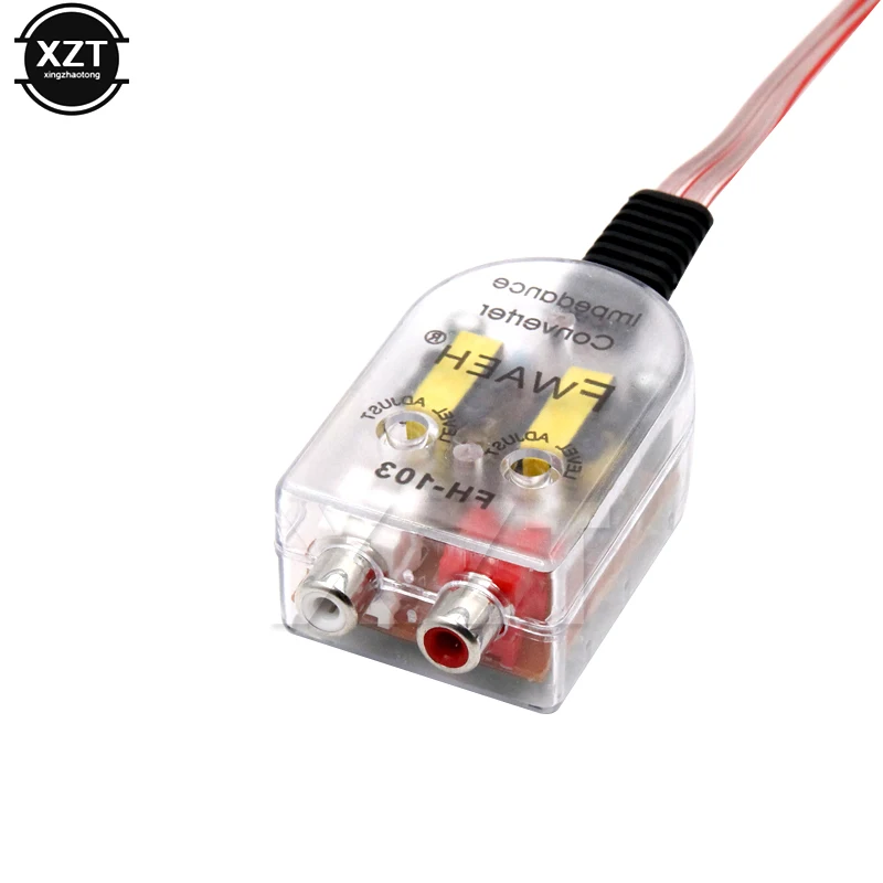 

1 шт., автомобильный аудиопреобразователь для динамика в RCA