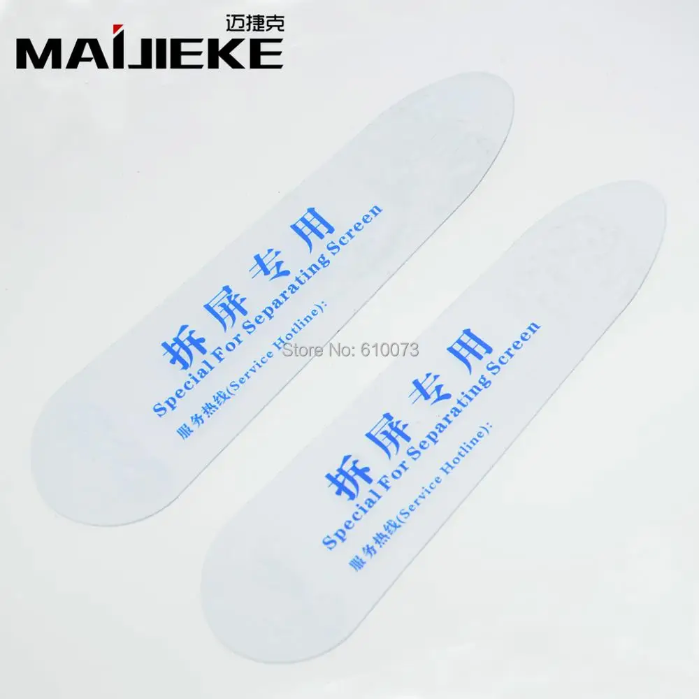 

2PCS MAIJIEKE For iPhone Special Open Tools Mobile Phone Tablet Screen Front Glass Frame Plastic Disassemble Card for Samsung