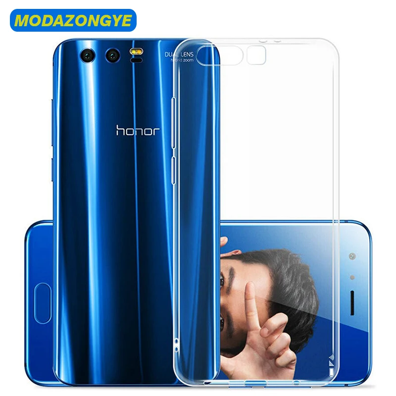 Чехол для Huawei Honor 9 чехол Honor9 мягкий прозрачный из ТПУ телефона искусственная кожа