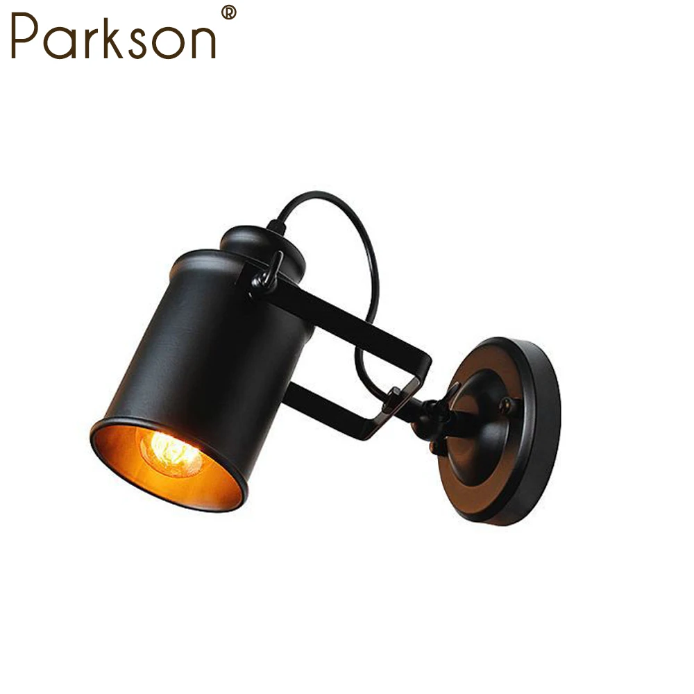 

Vintage iron wall lamp bedroom light wandlamp industrial decor Led wall light vanity LED Light bulbs for home Bar Bar Coffee