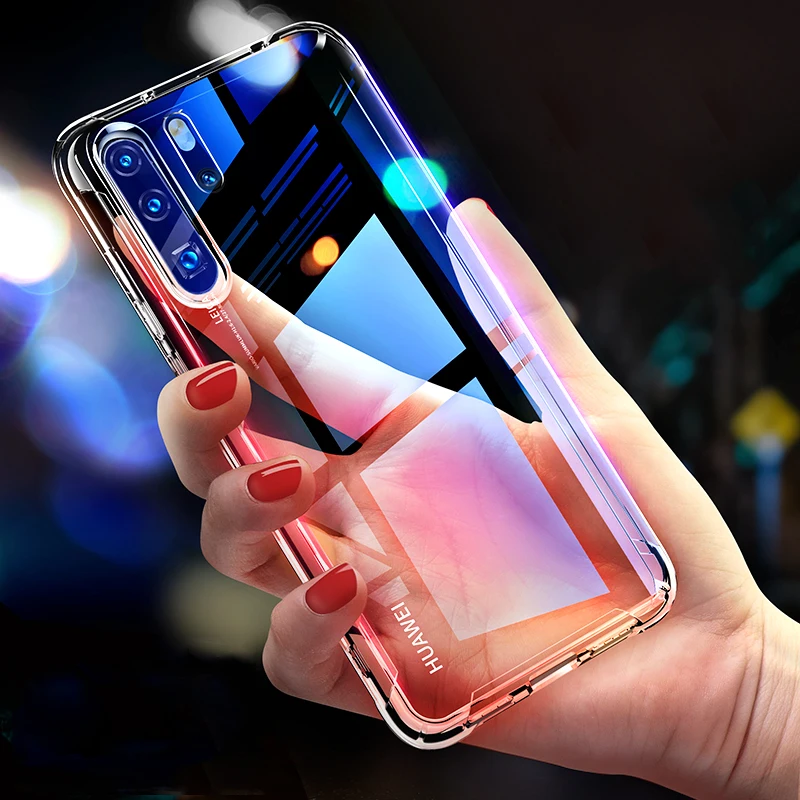 Lovebay чехол для телефона huawei Honor 20 Pro 8C 8X 9i 3 3i 4 5i противоударный прозрачный ТПУ чехол для huawei mate 20 Lite P20 P30