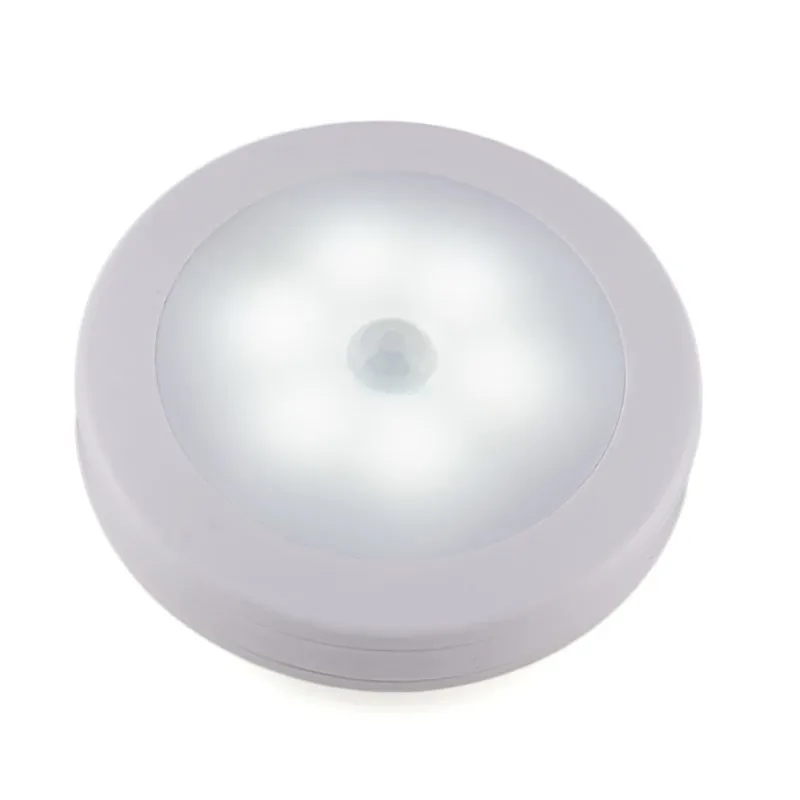 

Human Sensor Lamp Bathroom Corridor LED Night Light Round Energy-Saving Light
