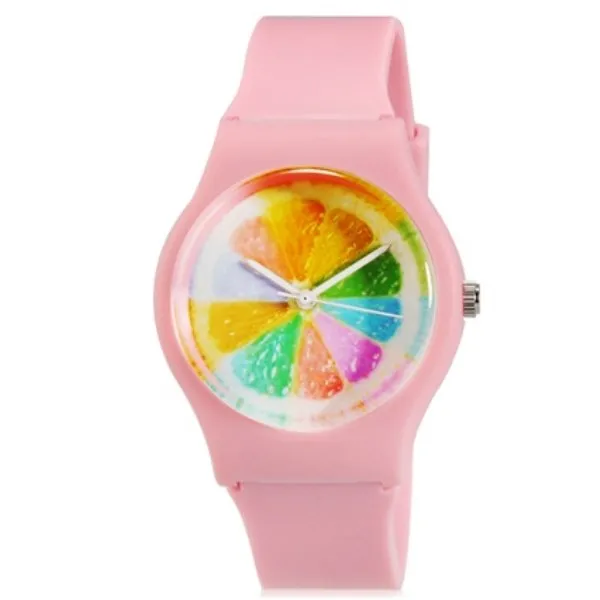 Женские часы с разноцветным радужным дизайном водонепроницаемые наручные