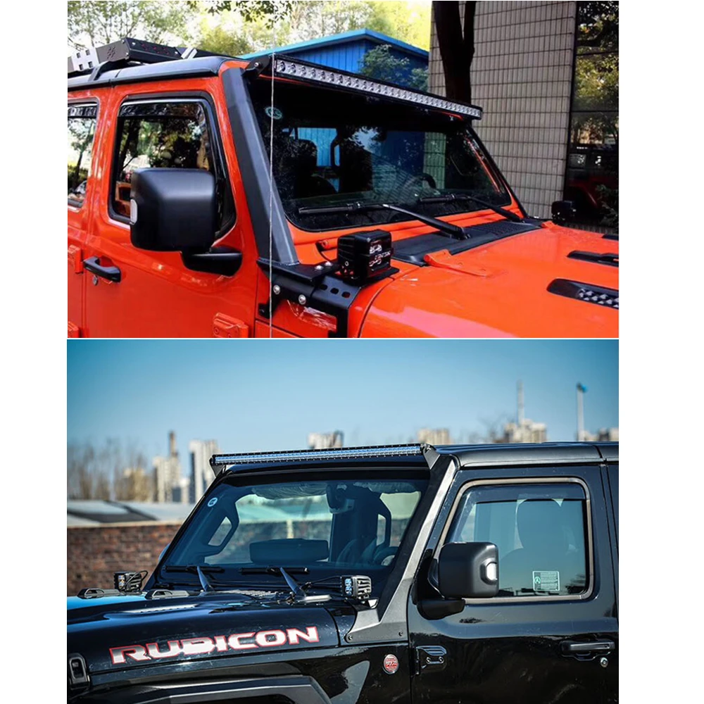 Стальные верхние кронштейны для крепления на лобовое стекло Jeep Wrangler JL 2018 2019 52