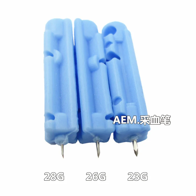 Ручка для терапии баночной из нержавеющей стали с 200 иглами ланцета 23 г/26 г/28 г