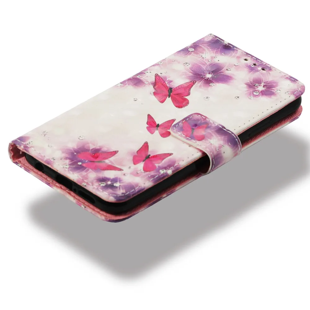 Book Style Patterned Wallet Flip PU Leather Case Cover For Huawei P20 Lite Smart Capa Coque | Мобильные телефоны и