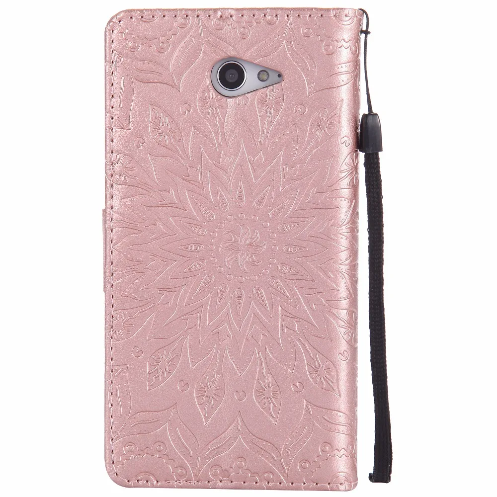 Чехол для Sony eXperia Xperia M2 S50H D2302 D2303 D2305 D2306 чехол funda с подставкой и держателем карт |