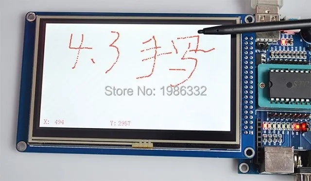 WS16 4 3 &quot4 дюймов TFT LCD дисплей 480*272 Сенсорная панель экран модуль SSD1963 контроллер LED