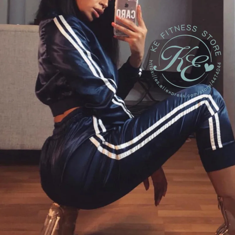 Женский спортивный костюм ropa deportiva de mujer Женская зимняя survetement femme 2 шт. traje