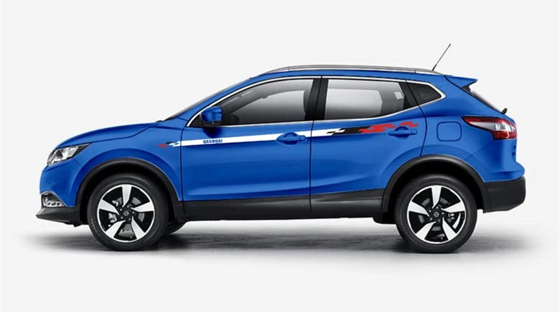 World Datong Racing Sport Stripes для Nissan QASHQAI Mark Levinson Боковая дверь наклейка автомобильная виниловая пленка