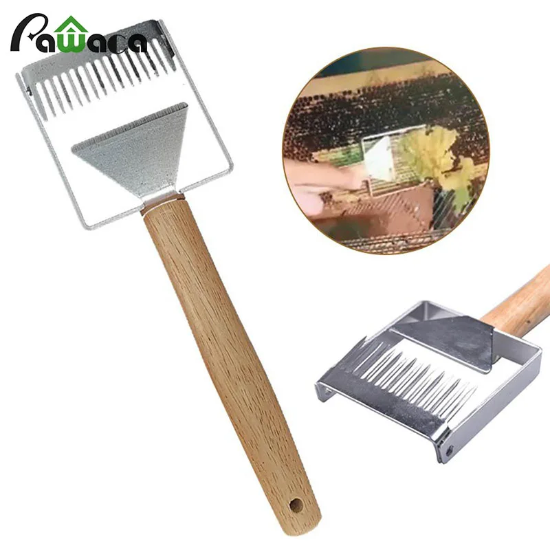 Разворачивающая вилка медовый скребок из нержавеющей стали пчелиный улей лопата