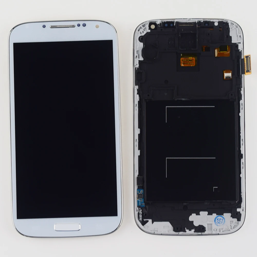 I9500 LCD для Samsung S4 дисплей кодирующий преобразователь сенсорного экрана в сборе Galaxy