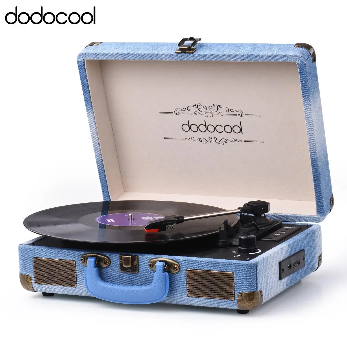 Dodocool 3 скорости беспроводной стерео проигрыватель встроенный динамик Bluetooth динамик поддержка SD карты USB вход функция записи