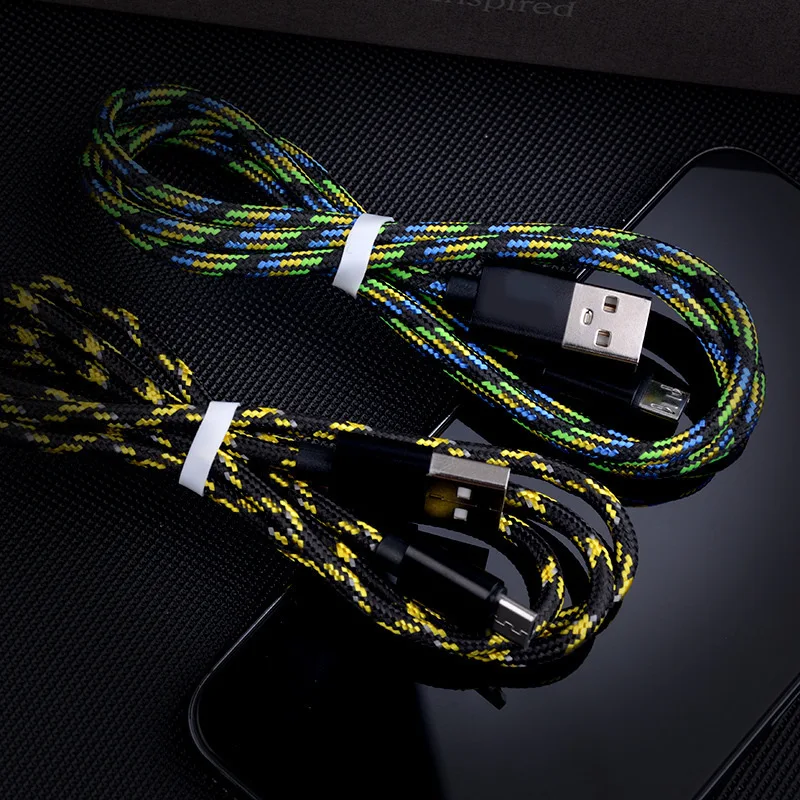 Новый Популярный Зарядный USB шнур Micro зарядный кабель 2 А для быстрой зарядки и