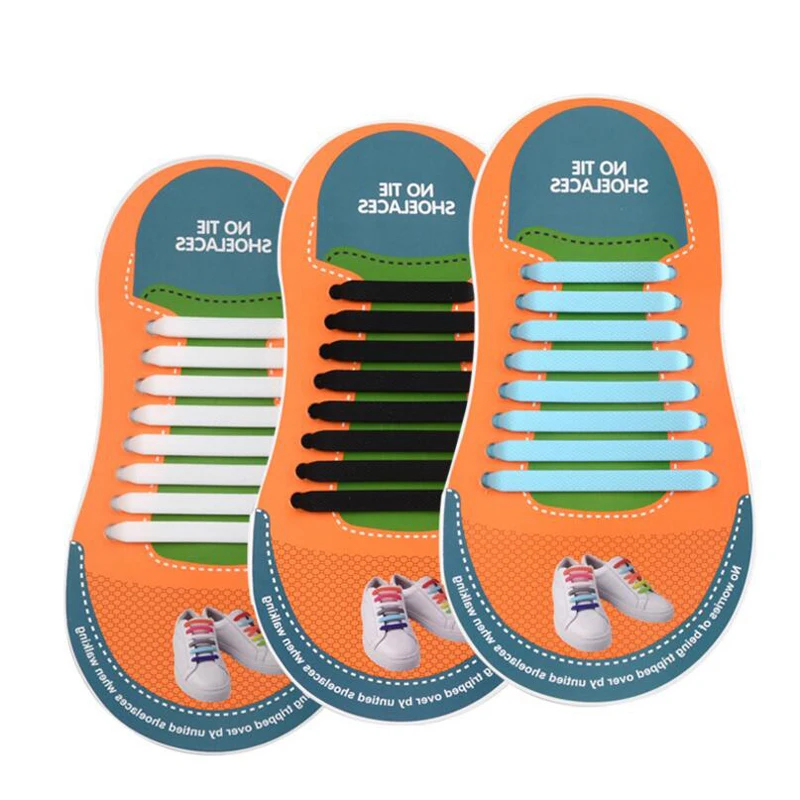 Силиконовые шнурки для обуви Mr.Niscar 50 шт./комплект|shoelace wholesale|lazy shoelaceelastic shoe laces |
