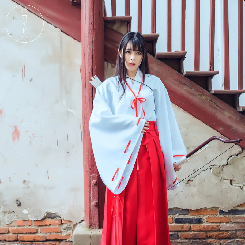 

Free post Inuyasha Аниме cospay Хэллоуин женские японские ведьмы кимоно косплей костюмы
