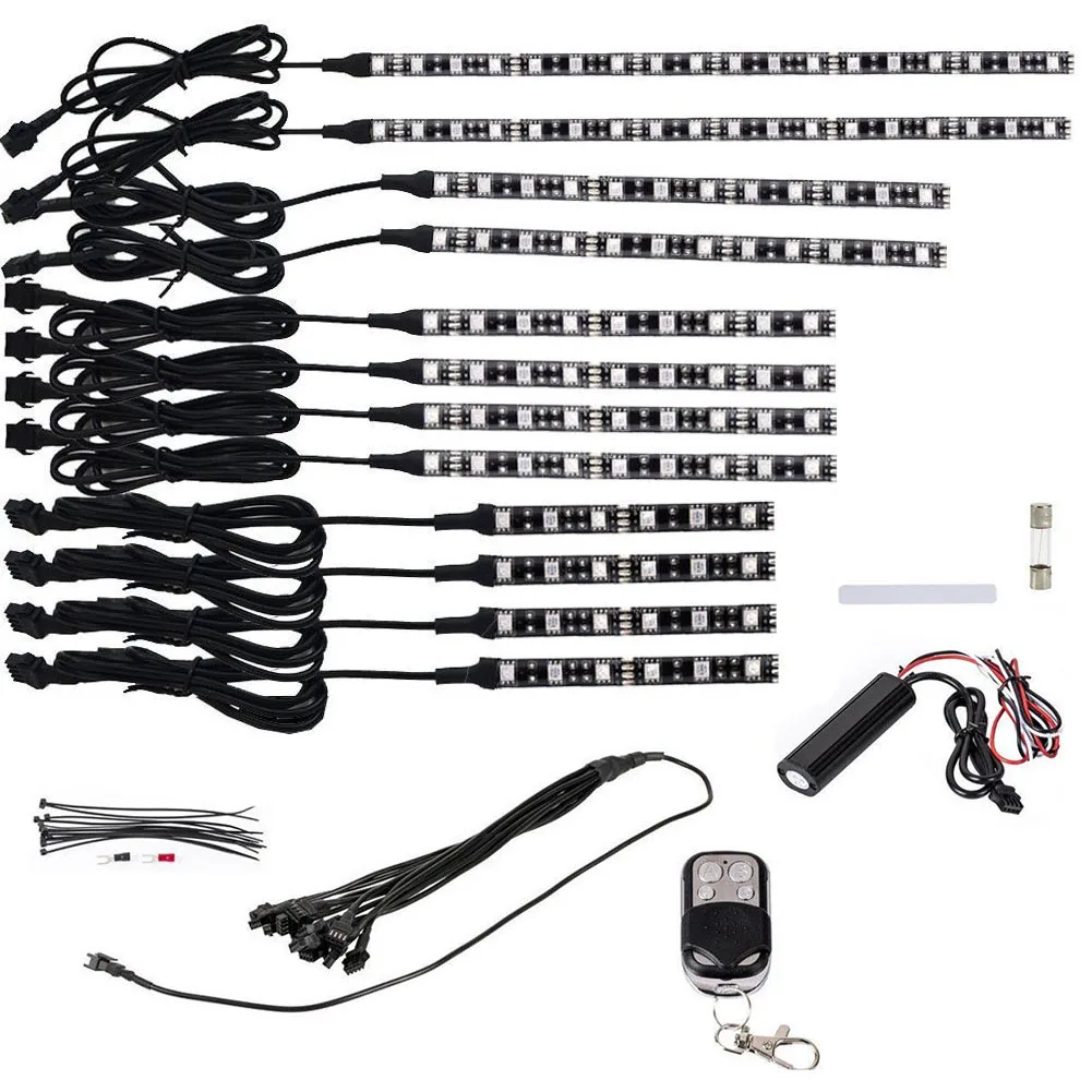 12 шт. водонепроницаемый декоративный атмосферу мотоцикл освещение для садовых