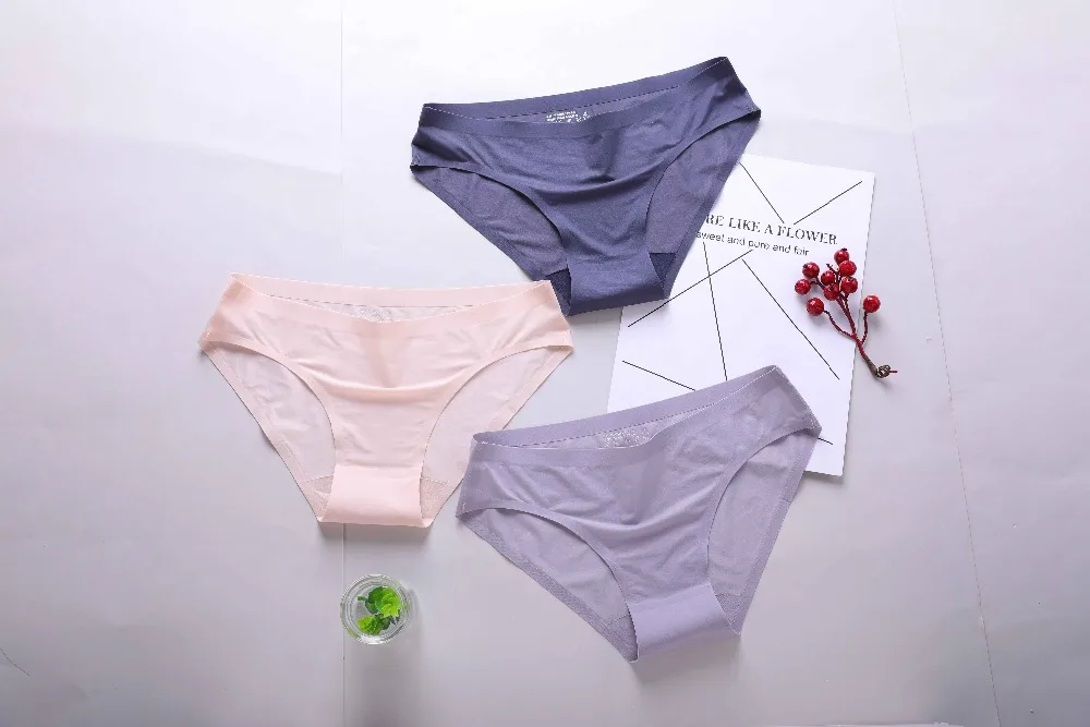 3 in 1 Women's Seamless Briefs Solid Swim Underwear Soft Durable Panties Shorts for Youth girl | Спорт и развлечения