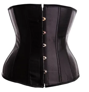 Новый сексуальный черный корсет с косточками под грудь талия корсеты стринги
