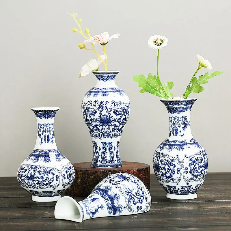 Настенная керамическая ваза винтажный домашний декор Китайская традиционная