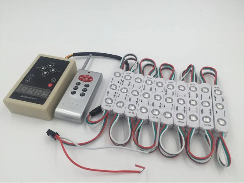 DHL 1000 шт. WS2811 IC DC 12V 3LEDSMD 5050 RGB LED Pixel цифровой водонепроницаемый светодиодный модуль