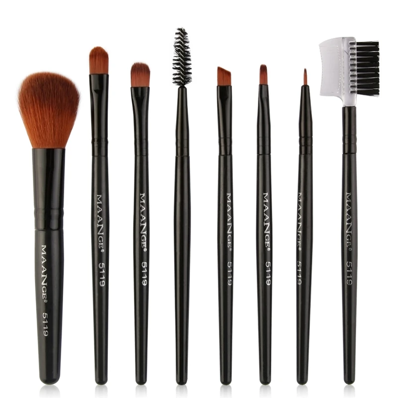 

Professional Makeup Brushes Eyebrow Eyeliner Blush Eye Shadow Foundation Lips Brush Set Kit Tools Contour Eyelash Brushes