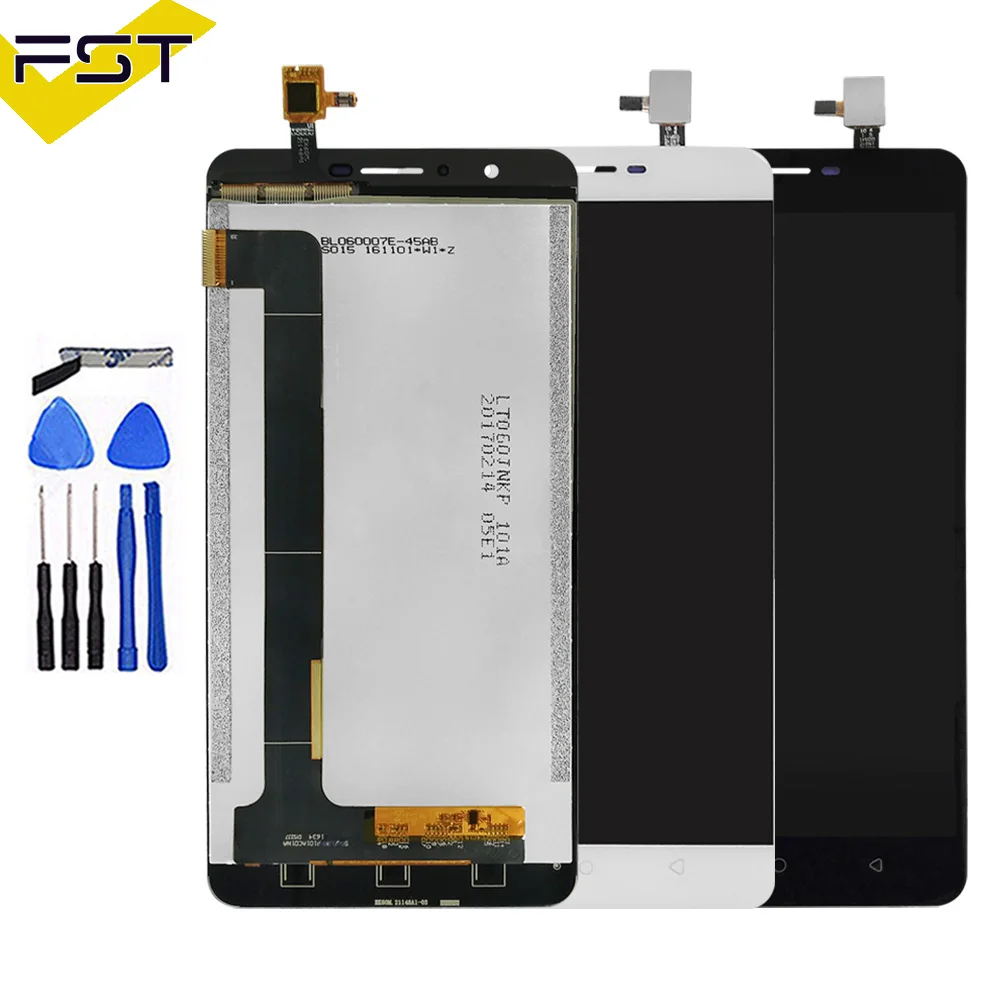 6 0 ''черный/белый для Oukitel U16 Max ЖК-дисплей + кодирующий преобразователь