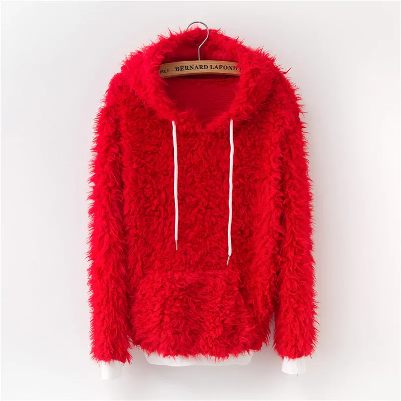 2018 Women's New Candy-colored Sweet Hoodie Fashion Autumn and Winter Long Sleeve Loose Casual Sweatshirt Ms. Tops M-XXL | Женская