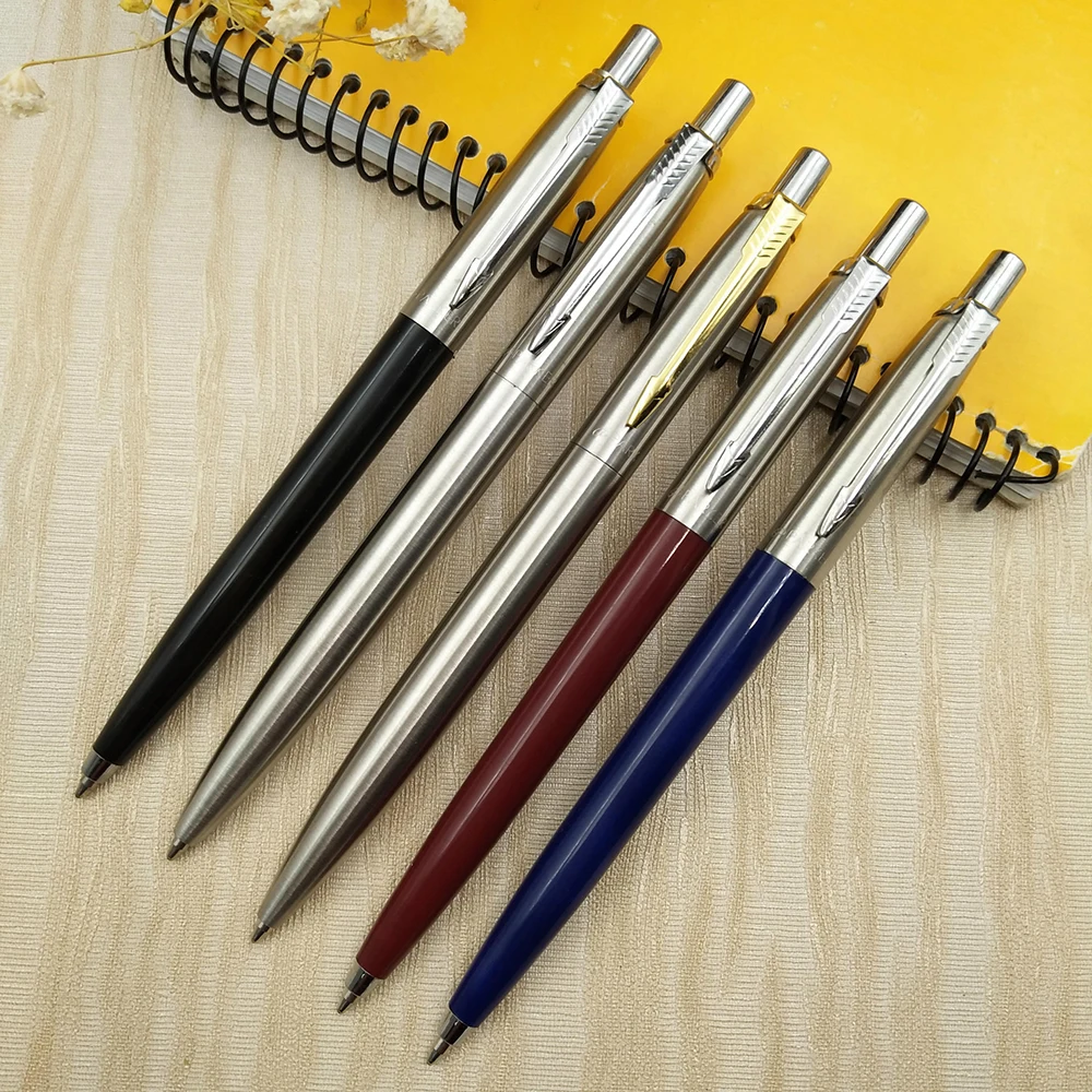 

1PCS New Arrival Commercial Metal Ballpoint Pen Gift Pen Core Solventborne Automatic Ballpoint Pen Unisex Pen 1.0mm