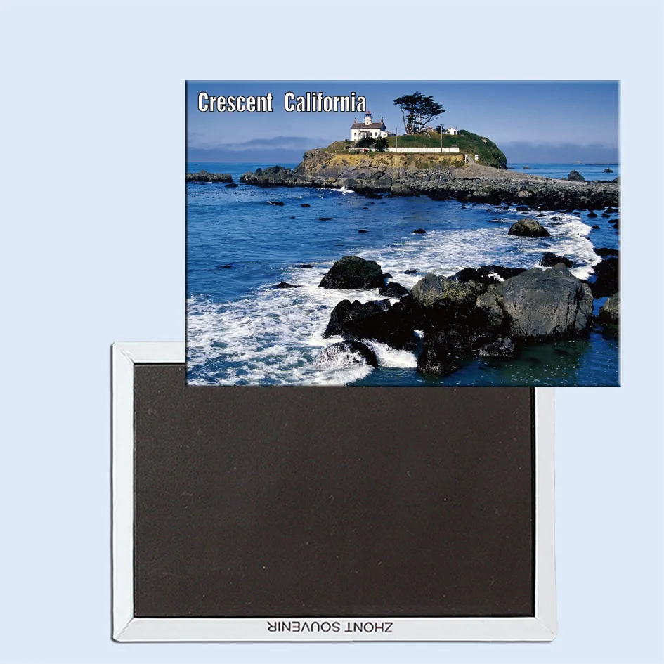 

Tourist Souvenirs,Fridge Magnetic,Exquisite Gift 24557, Battery Point Lighthouse, Crescent City, California