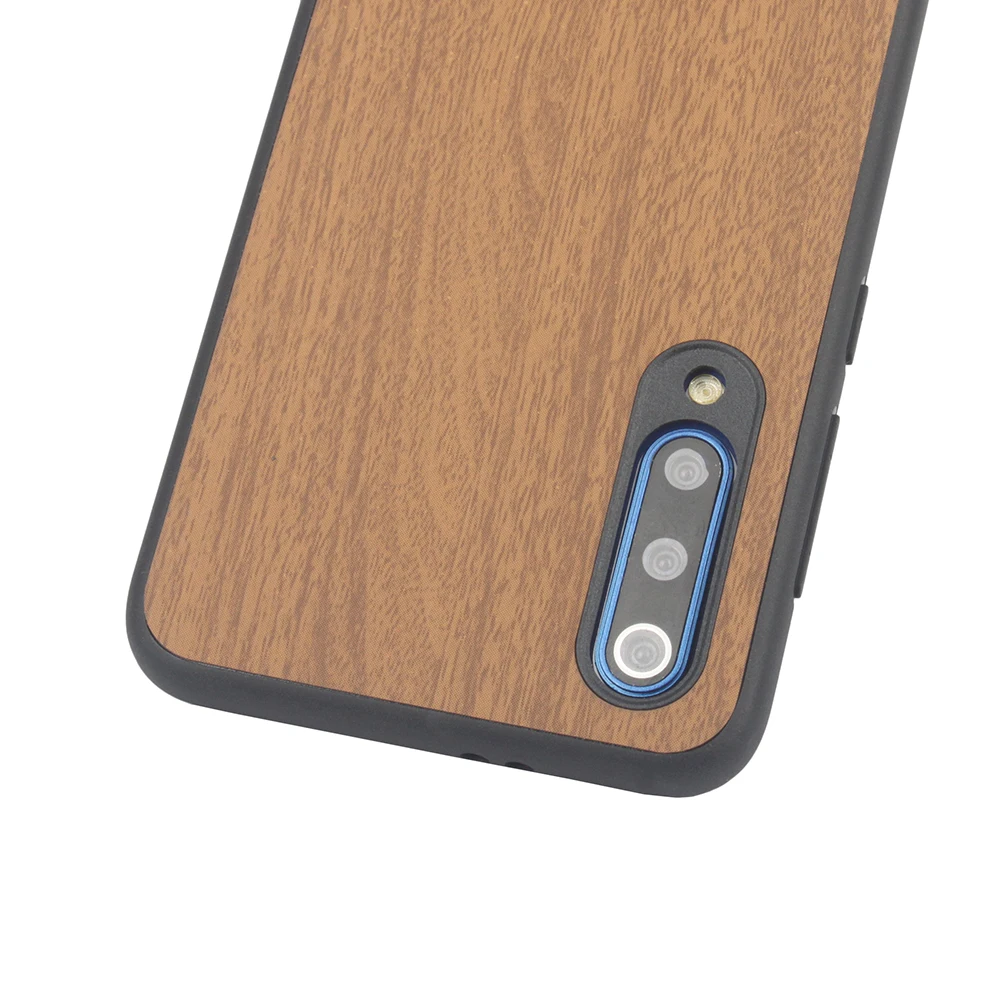 For Xiaomi Mi 9 SE Case Wooden Design Soft Silicone Edge Protection Pocophone F1 Ultra Thin Cover 9SE Mobile Phone Shell |