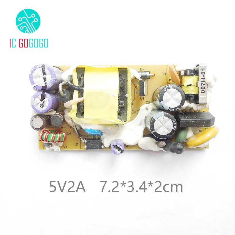 2000MA AC DC 5 в 2A импульсный источник питания модуль постоянного тока регулятор