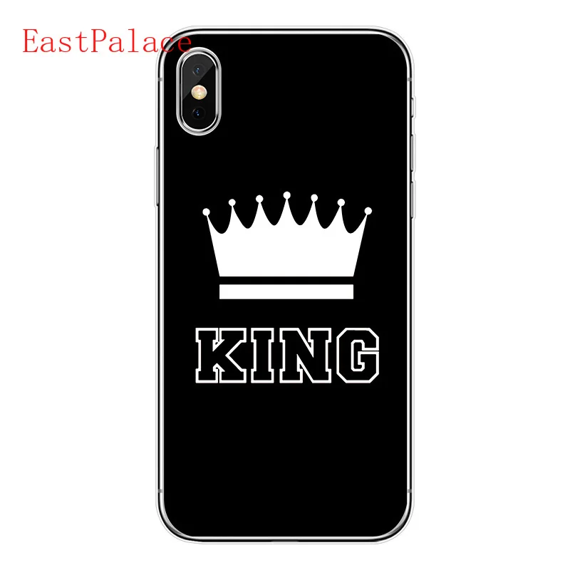 Fashion King and Queensnake Couple Printing Soft Plastic Case for IPhone X XS 8 7 6 6S Plus 5 5s Se Phone Tpu Cases Back Cover |