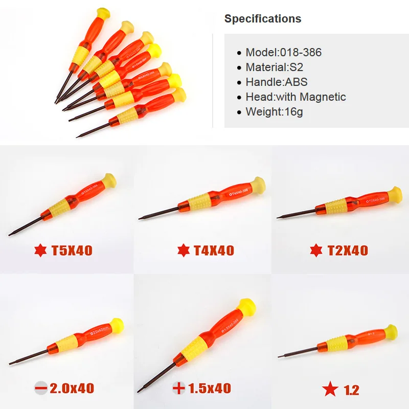1 шт. Набор отверток для ремонта XBox 360 T8 T9 T10 Y2.5 с отверстием|screwdriver set precision|screwdriver