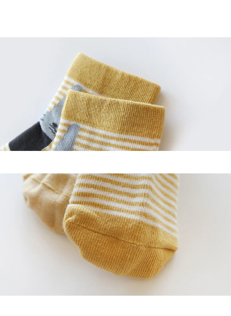 5 pairs/Lot Autumn Winter New Kids Cotton socks.Boy,Girl,Baby,Infant fashion stripe Cartoon sports socks,For Children gifts CN