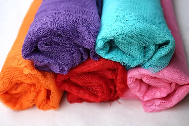 3 м/лот Изысканная белая черная кружевная ткань с ресничками для свадебного