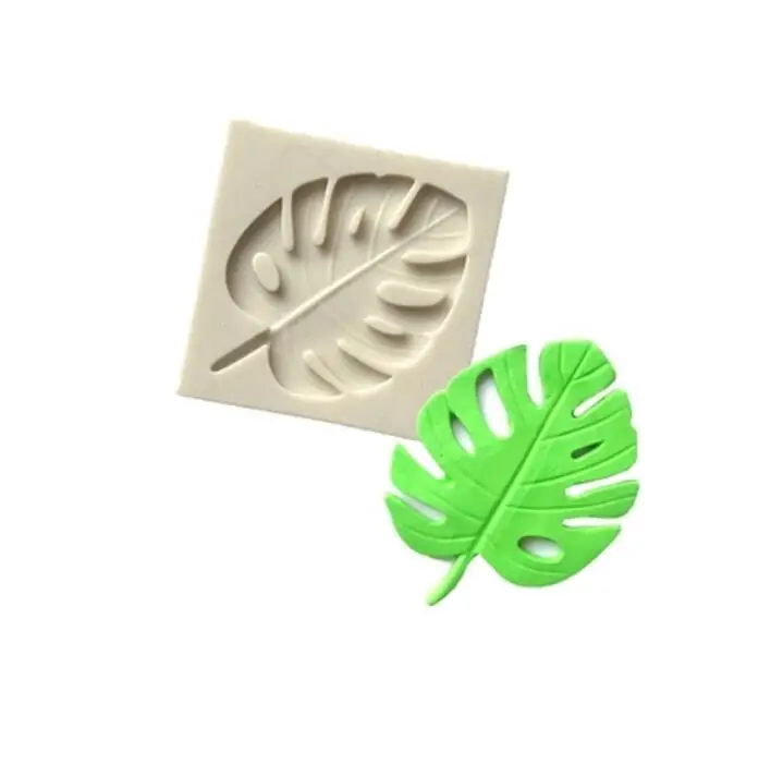 Силиконовая форма Monstera Leaf Sugarcraft инструменты для украшения тортов полимерная
