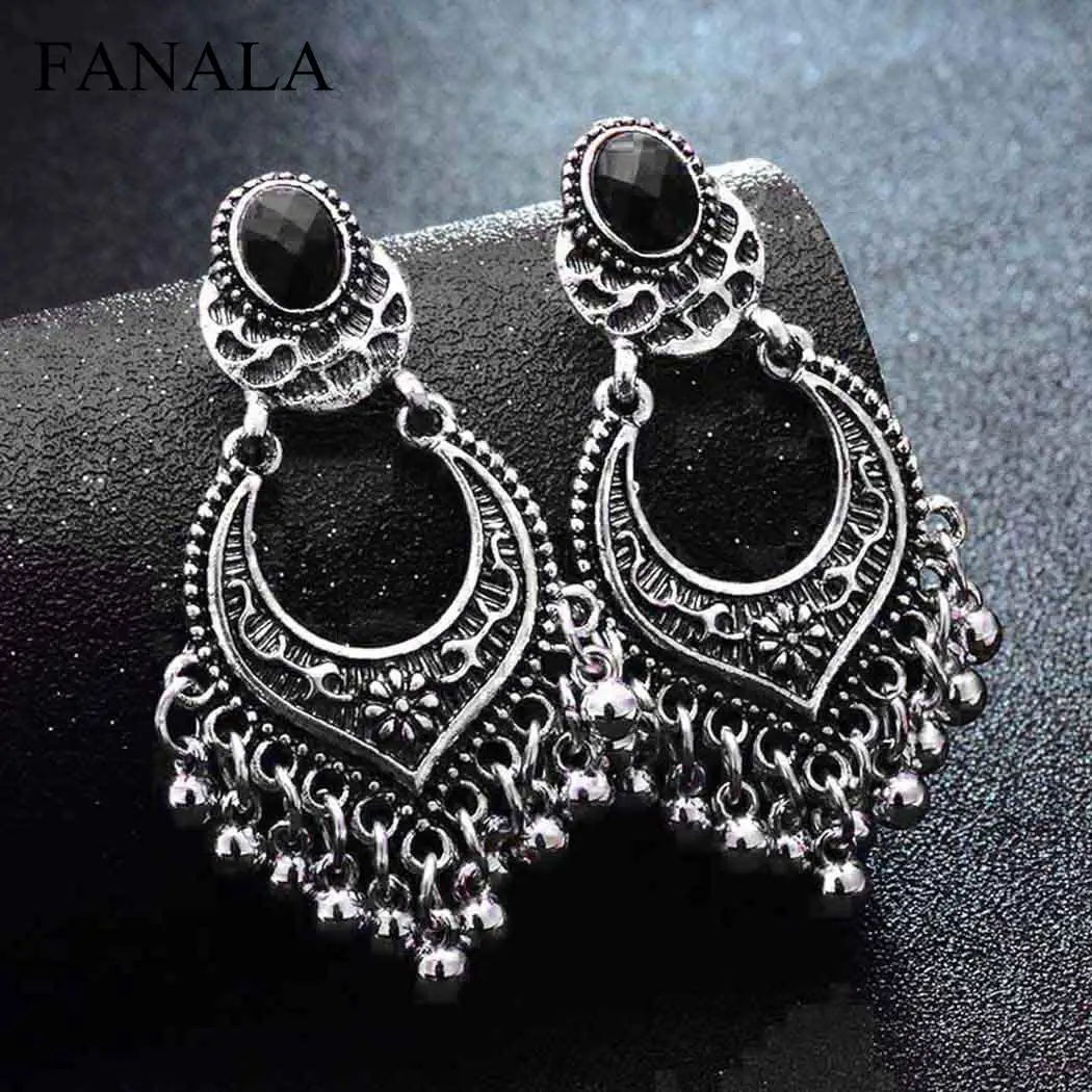 Серьги Свадебные Для женщин Jewelry вечерние кисточкой подарок Ретро Rhinestone Стиль