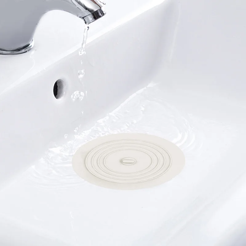 white2 15 см канализационный фильтр 4 цвета Веревка для воды заглушка и крышка крючка фильтр для раковины силиконовый кухонный дезодорант для ванной комнаты щит раковина ванна - Цвет: white2