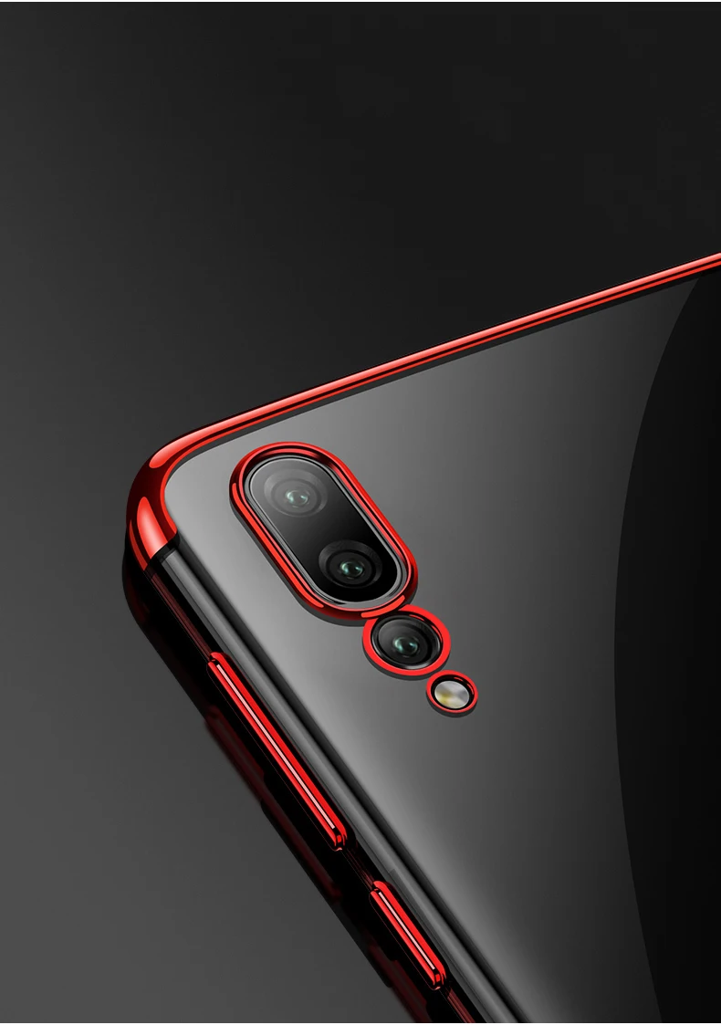 Акриловый силиконовый прозрачный отражающий чехол для huawei P9 Lite 2017 Plus mate 10 9 Pro