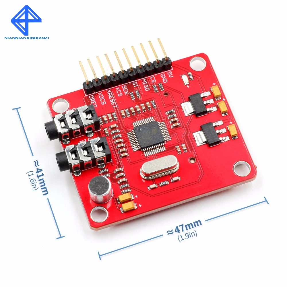 VS1053 VS1053B MP3 модуль для Arduino UNO коммутационная плата с слотом для sd-карты Ogg Запись в реальном времени для Arduino UNO