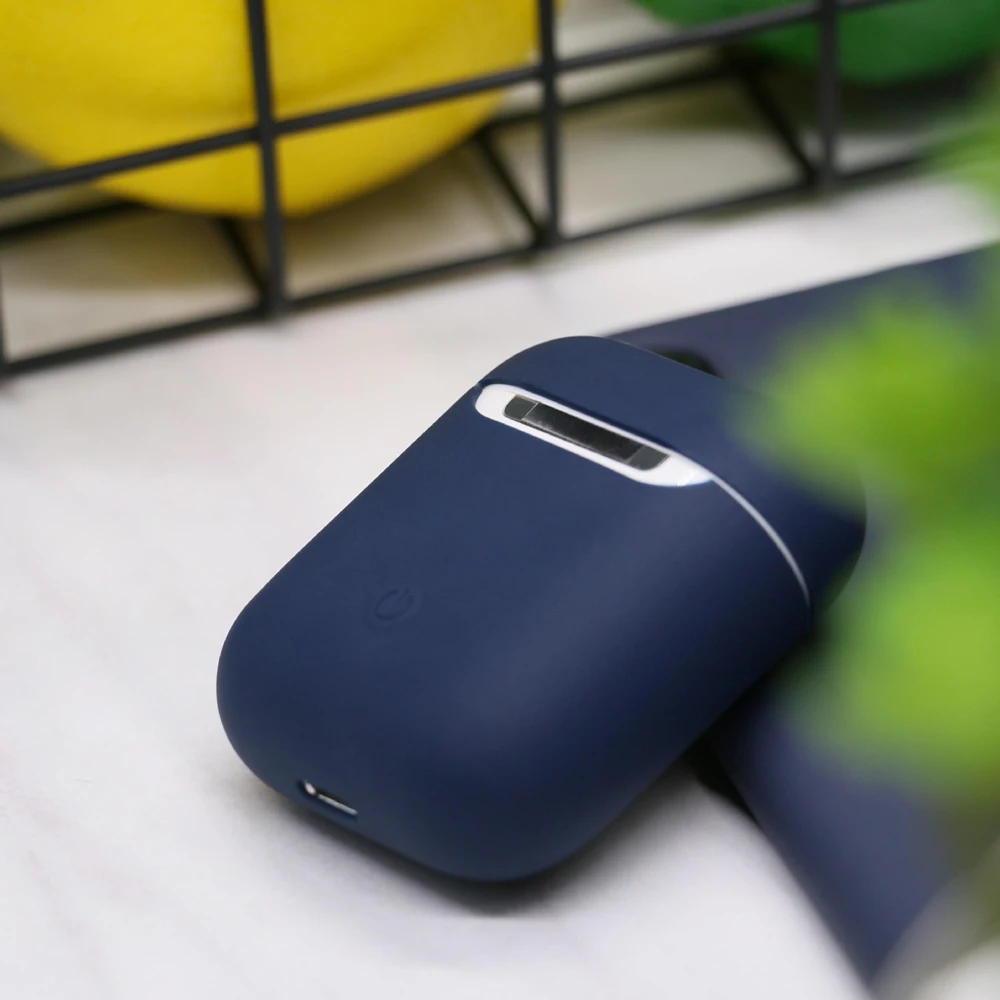 Беспроводной Bluetooth гарнитура коробка силиконовый чехол для Apple Airpods Наушники