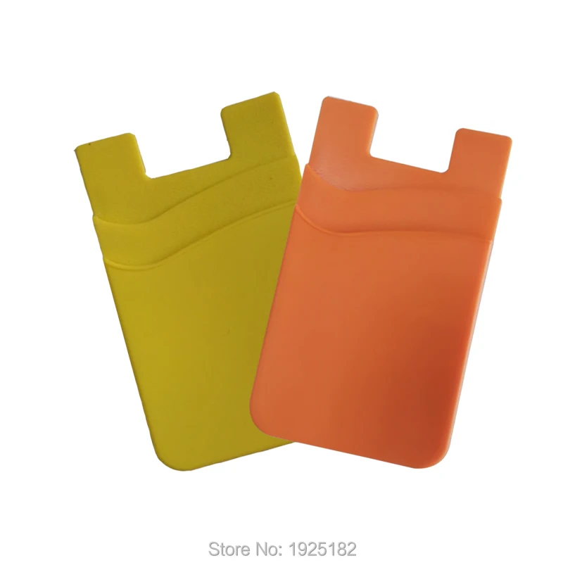 Двухслойный мужской женский держатель для телефона силиконовый бумажник