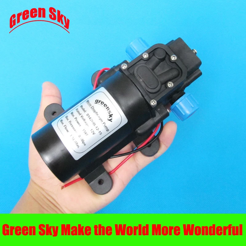 

15W Diaphragm High Pressure small electric water pump 12v