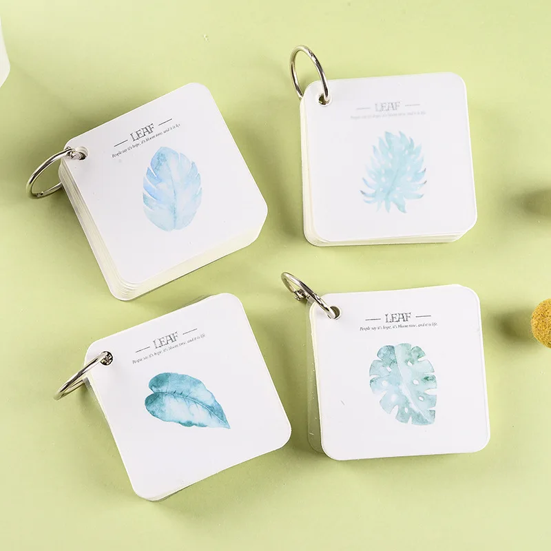 80 страниц/набор маленькая чистая и свежая пустая страница пустой блокнот из ПП