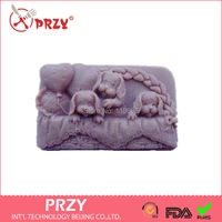 dog silicon soap mold cake decoration mold manual soap mold candle mold