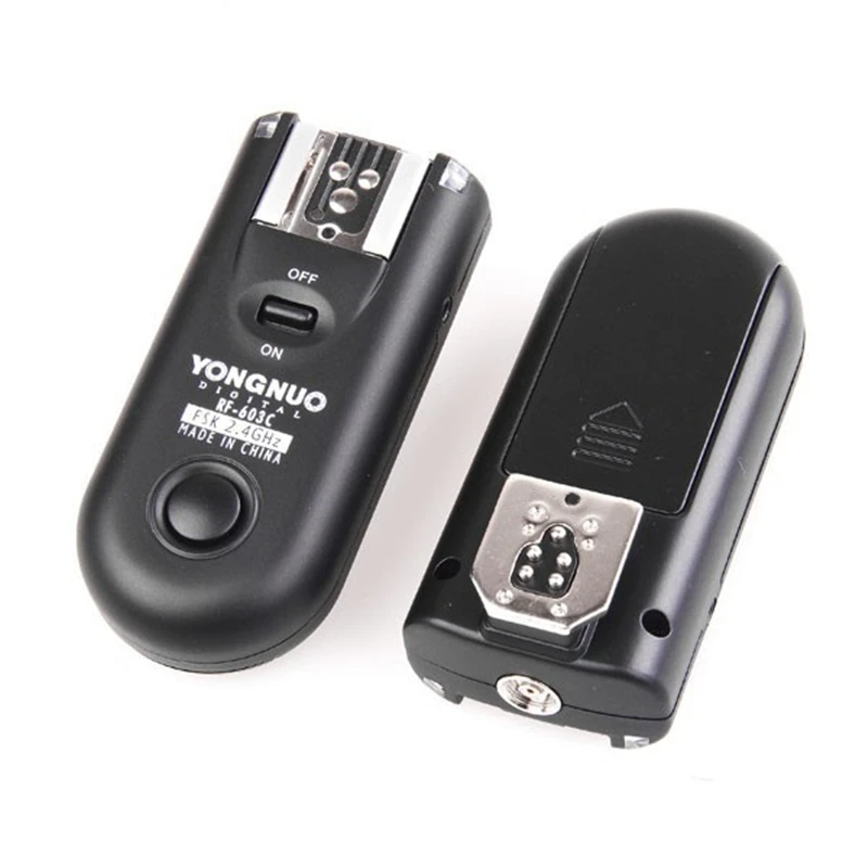 Пульт дистанционного управления YONGNUO RF-603 II C3 2 4 ГГц для Canon 1D 1DS EOS 5D Mark 50D 40D 30D 20D 10D -